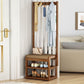 Modern Style Coat Rack Plain Solid Wood Free Standing Coat Hooks Design with Shoes Storage Clearhalo 'Entry & Mudroom Furniture' 'furn' 'furn_hall_tree_coat_racks' 'Furniture' 'Hall Trees & Coat Racks' 'hall_tree_coat_racks' 1200x1200_0ca80967-534e-48b5-9625-bd79a20b503d