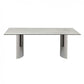 Metal Traditional Luxury Rectangle Table White Sintered Stone Table for Kitchen and Dining Room Clearhalo ' dining_table' 'Dining Tables & Seating' 'Dining Tables' 'furn' 'furn_dining_table' 'Furniture' 'furniture_dining_table' 'Kitchen & Dining Furniture' 'kitchen&dining_furn' 'kitchen' 'kitchen_dining_table' 1200x1200_0cab498c-6ed7-45e3-99a3-32af4cfa9100