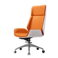 Ergonomischer, verstellbarer Bürostuhl mit silberner Metallbasis, moderner Bürostuhl