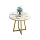 Metal Traditional Luxury Round Indoor Table Manufactured Wood Table with Sled Base Clearhalo ' dining_table' 'Dining Tables & Seating' 'Dining Tables' 'furn' 'furn_dining_table' 'Furniture' 'furniture_dining_table' 'Kitchen & Dining Furniture' 'kitchen&dining_furn' 'kitchen' 'kitchen_dining_table' 1200x1200_0cad68b6-dcb3-49e7-887a-cc48c2f326b2