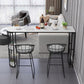 Nordic Glam Style Bar Table 42-inch Height Metal Base Bistro Table for Dining Room Clearhalo 'Bar Furniture' 'Bar Tables' 'bar_tables' 'furn' 'furn_bar_tables' 'Furniture' 'furniture_bar_tables' 'Kitchen & Dining Furniture' 'kitchen&dining_furn' 'kitchen' 1200x1200_0cad830d-4c4c-42e8-8117-108e28c6d6dc