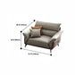 Folding Armrest Cushioning Back Leather Sofa Bed Sponge Cushion Filling Sofa