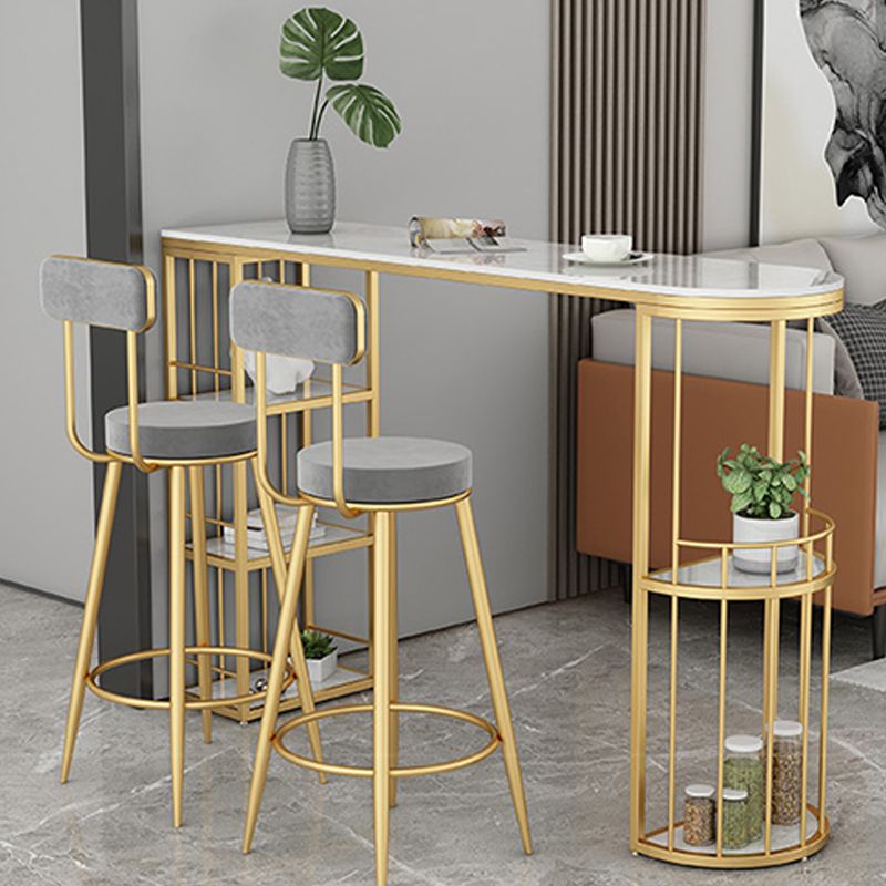 Mesa de bar de piedra Mesa de pub de estilo contemporáneo especializada para cafetería y sala de descanso