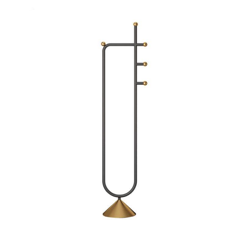 Contemporary Coat Hanger Metal Hooks Included No Distressing Free Standing Coat Rack Clearhalo 'Entry & Mudroom Furniture' 'furn' 'furn_hall_tree_coat_racks' 'Furniture' 'Hall Trees & Coat Racks' 'hall_tree_coat_racks' 1200x1200_0cb616d4-38e3-418d-af51-8053407ce963