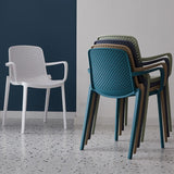 Modern Indoor-Outdoor Dining Arm Chair Multicolor Plastic Dining Arm Chair Clearhalo ' kitchen&dining_furn' 'Dining Chairs' 'Dining Tables & Seating' 'dining_chair' 'furn' 'furn_dining_chair' 'Furniture' 'furniture_dining_chair' 'Kitchen & Dining Furniture' 'kitchen' 1200x1200_0cb78c6d-9aa6-4663-9703-59408ad5bef4