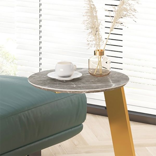 19.69" Tall Contemporary Style Side End Table Metal C Round Sofa Side Accent Table Clearhalo 'Coffee & Accent Tables' 'End & Side Tables' 'end_side_tables' 'furn' 'furn_end_side_tables' 'Furniture' 'Living Room Furniture' 1200x1200_0cbb2f62-4061-448a-be20-4445f8f3d4c2