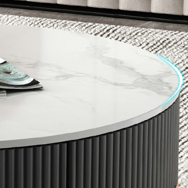 Slate Top Coffee Table Set Frame Cocktail Table with Drawers Clearhalo 'Coffee & Accent Tables' 'Coffee Tables' 'coffee_tables' 'furn' 'furn_coffee_tables' 'Furniture' 'Living Room Furniture' 1200x1200_0cbb4d22-3b91-4fd6-beca-985b2cd3bc9b