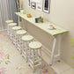 Modern Style Wood Bar Stool Table Rectangle Bar Table for Home