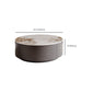 Slate Nesting Coffee Table Set Pedestal Cocktail Table with Drawers Clearhalo 'Coffee & Accent Tables' 'Coffee Tables' 'coffee_tables' 'furn' 'furn_coffee_tables' 'Furniture' 'Living Room Furniture' 1200x1200_0cbe12bd-38c5-4bfc-aebb-a00a07e1e054