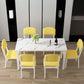 Modern Rectangular Dining Table Wooden Tabletop for Living Room Clearhalo 'Dining Tables & Seating' 'Dining Tables' 'dining_table' 'furn' 'furn_dining_table' 'Furniture' 'Kitchen & Dining Furniture' 1200x1200_0cc1868e-216f-415c-956a-14d7bc5b20ca