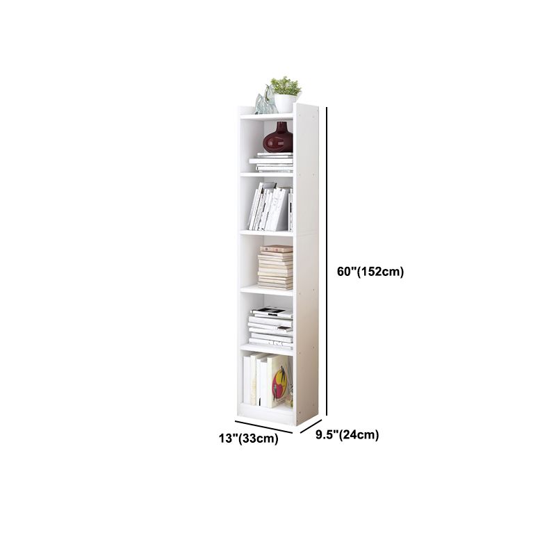 Wooden Bookcase Modern Style Home Living Room Corner Bookshelf