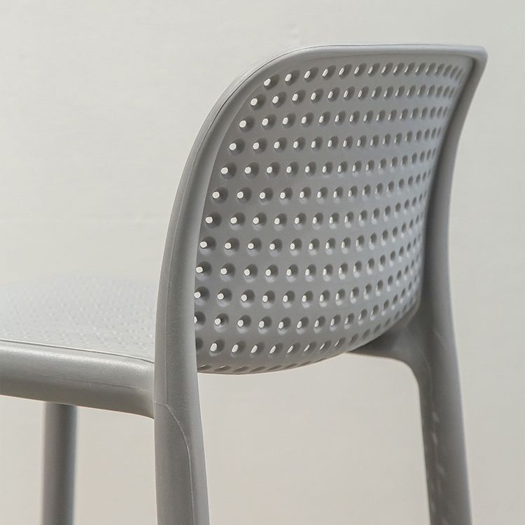 Modern Armless Backrest Counter Stool Plastic Bedroom Bar Stool with Plastic Seat Clearhalo 'Bar Furniture' 'Bar Stools' 'bar_stools' 'furn' 'furn_bar_stools' 'furniture_bar_stools' 'Kitchen & Dining Furniture' 'kitchen&dining_furn' 'kitchen' 'kitchen_furn' Furniture' 1200x1200_0cc5754c-ab1f-42f8-b823-812b0dd929c5