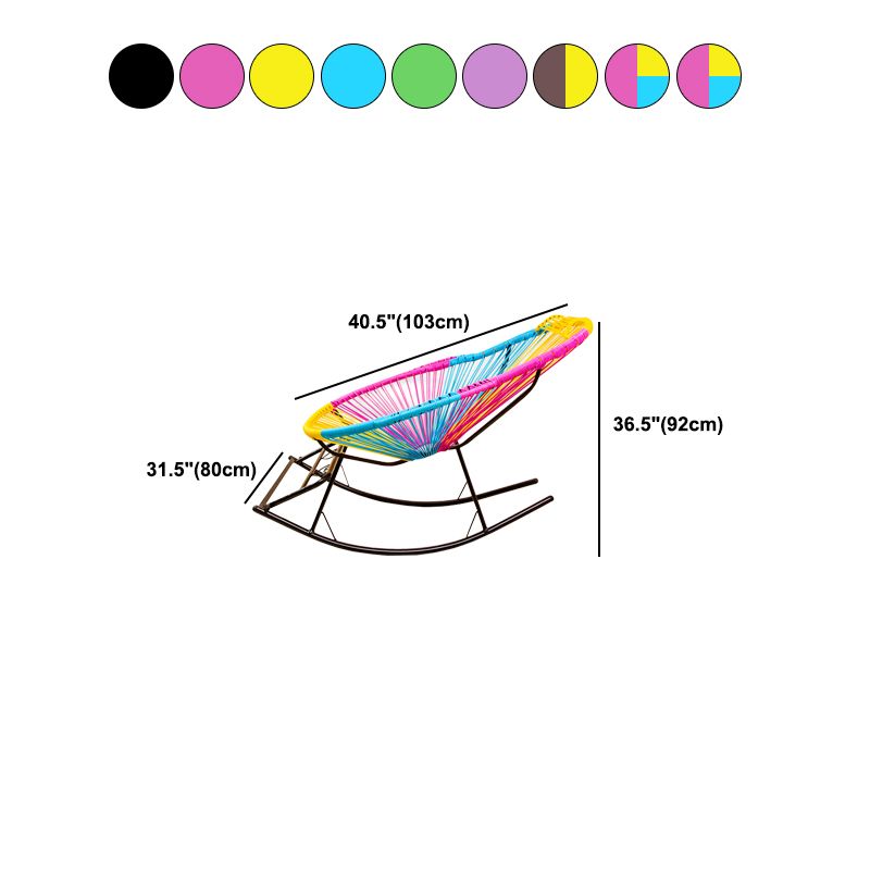Contemporary Rocking Chair Rattan Wing Chair Back Solid Color Indoor Rocking Chair Clearhalo 'Chairs & Seating' 'furn' 'furn_rocking_chairs' 'Furniture' 'Living Room Furniture' 'Rocking Chairs' 'rocking_chairs' 1200x1200_0cc58dc6-1df1-46ee-a934-82160f51ca03