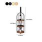 Luxury Metal Wine Holder Rack Round Floor Wine Racks with Shelf Clearhalo 'furn' 'furn_wine_racks' 'Furniture' 'Kitchen & Dining Furniture' 'Wine Racks' 'wine_racks' 1200x1200_0cc78e1b-001f-44cc-bc3b-15f207b0b037