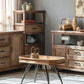 Farmhouse Brown Sideboard Solid Wood Server Tavolo per sala da pranzo