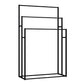 Hall Stand Industrial Stand Metal Entryway Kit gancio di cappotto per corridoio