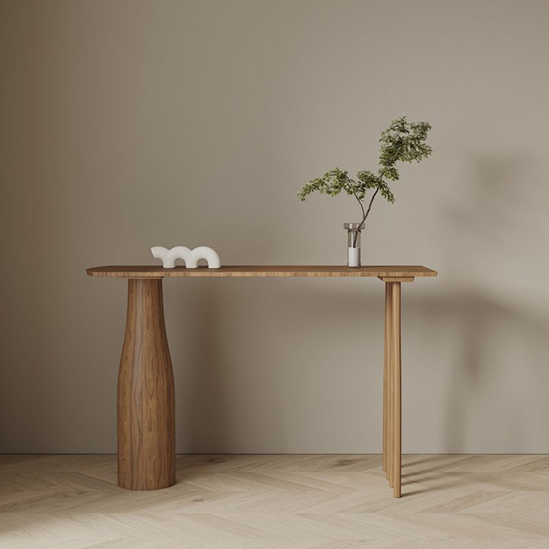 Ensemble de Table de pub rectangulaire moderne, 1/3 pièces, comptoir en bois de pin avec tabourets hauts