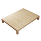 11.81" Tall Scandinavian Bed Frame Bed Solid Wood Standard Bed