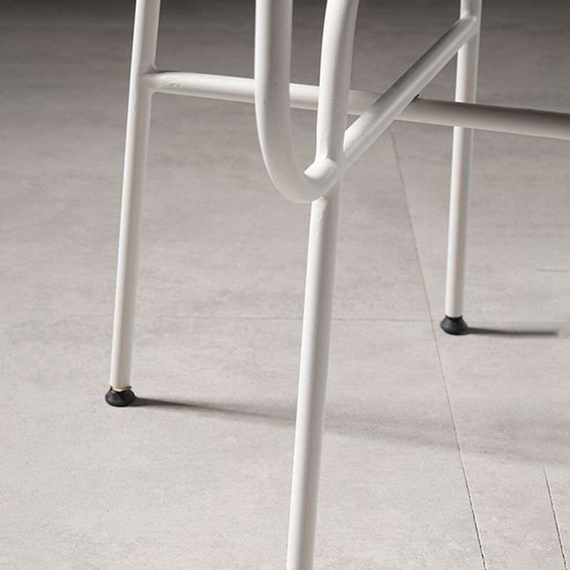 Contemporary Style Dining Chair Dining Armless Side Chair with Metal Legs Clearhalo ' kitchen&dining_furn' 'Dining Chairs' 'Dining Tables & Seating' 'dining_chair' 'furn' 'furn_dining_chair' 'Furniture' 'furniture_dining_chair' 'Kitchen & Dining Furniture' 'kitchen' 1200x1200_0cd0396f-5073-4712-be0a-7d1c3c21aa98