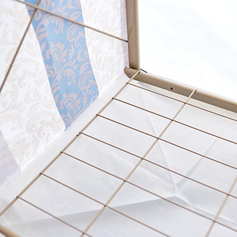 Gouden stalen frame garderobe armoire eigentijdse garderobe voor slaapkamer