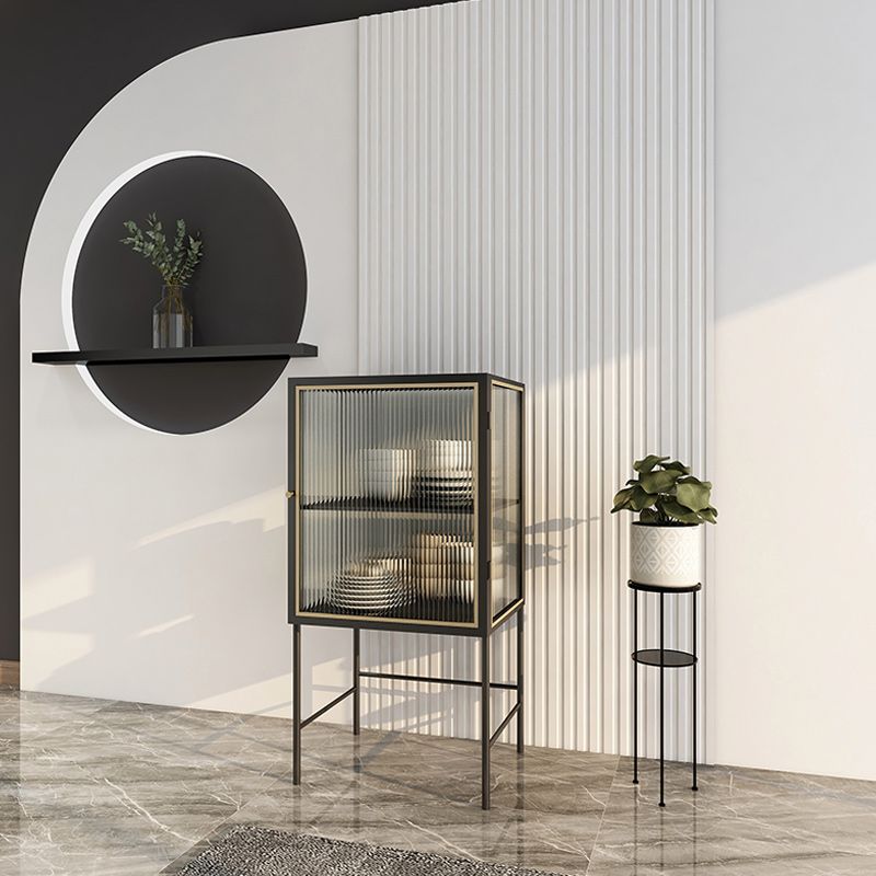 Porte moderne in vetro Curio Armadio a buffet mobile per soggiorno