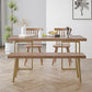Ensemble de restauration industriel en bois en pin 1/2/3/4/5 Ensemble de restaurants PCS avec chaises et banc