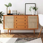 Modern Accent Cabinet Solid Wood With Doors 4 - Drawer Rectangle Cabinet Clearhalo 'Cabinets & Chests' 'cabinets_chests' 'furn' 'furn_cabinets_chests' 'Furniture' 'Living Room Furniture' 1200x1200_0cd5165e-a245-4cf7-aeeb-b6cc5cb6f744