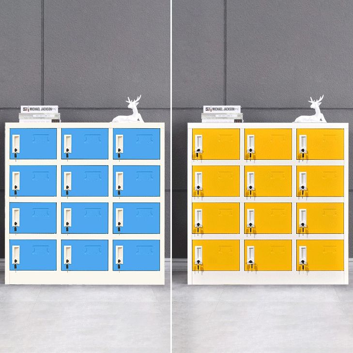 Armario de armario de metal de estilo contemporáneo para el hogar, 35.43 "D x 16.54" W x 39.37 "H