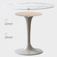 Contemporary Style Home Sintered Stone Dining Table Round Table with Tulip Base Clearhalo ' dining_table' 'Dining Tables & Seating' 'Dining Tables' 'furn' 'furn_dining_table' 'Furniture' 'furniture_dining_table' 'Kitchen & Dining Furniture' 'kitchen&dining_furn' 'kitchen' 'kitchen_dining_table' 1200x1200_0cd5d06a-5e21-45b4-8912-db65ecd526ed