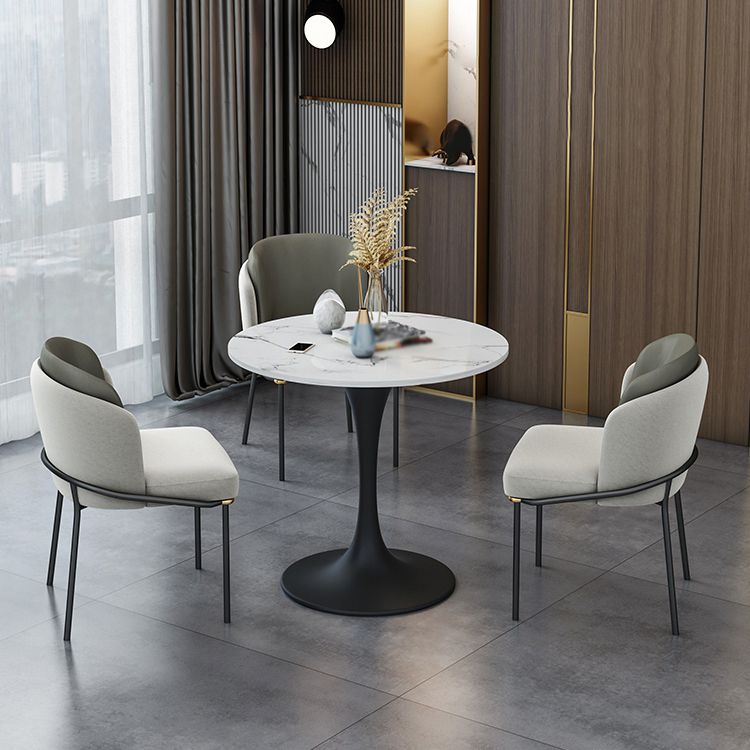 Modern Faux Marble Dining Room Set 1/2/3/5 Pieces Dining Furniture Set /Separate Items Clearhalo 'Dining Room Sets' 'Dining Tables & Seating' 'dining_room_set' 'furn' 'furn_dining_room_set' 'Furniture' 'furniture_dining_room_set' 'Kitchen & Dining Furniture' 'kitchen&dining_furn' 'kitchen' 1200x1200_0cd6fd17-59c4-4ad2-859f-b21c00d1a56c