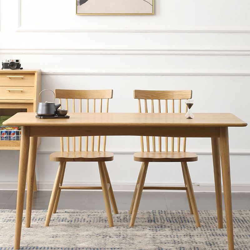 Traditional Side Chair Wood Slat Back Dining Room Chair for Kitchen