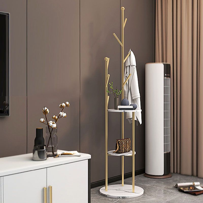 Glamargträger Freistehende Regale und Messdoßhaken Metallhalle Ständer mit Schieferbasis