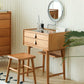 29.53" Height Wood Vanity Makeup Table Vanity Mirrorl with Drawers for Bedroom