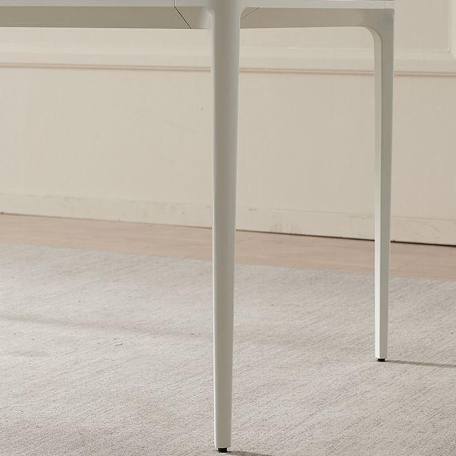 Glam 1/2/5 pezzi mobili da pranzo in pietra sinterizzata in bianco