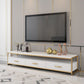 Glam TV Media Stand Console multimédia de rangement ouverte avec 3 tiroirs