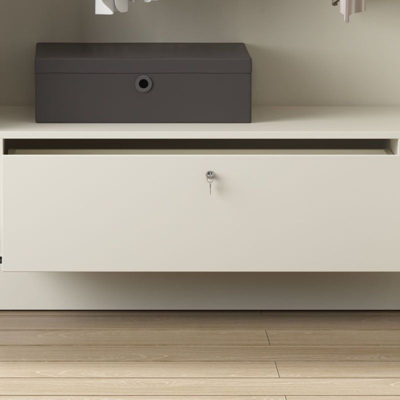 Armoire blanche moderne avec portes en verre armoire à chambre avec portes coulissantes