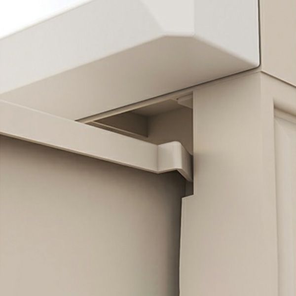 Armoire moderne non conservatrice avec armoire de rangement en plastique de jambes