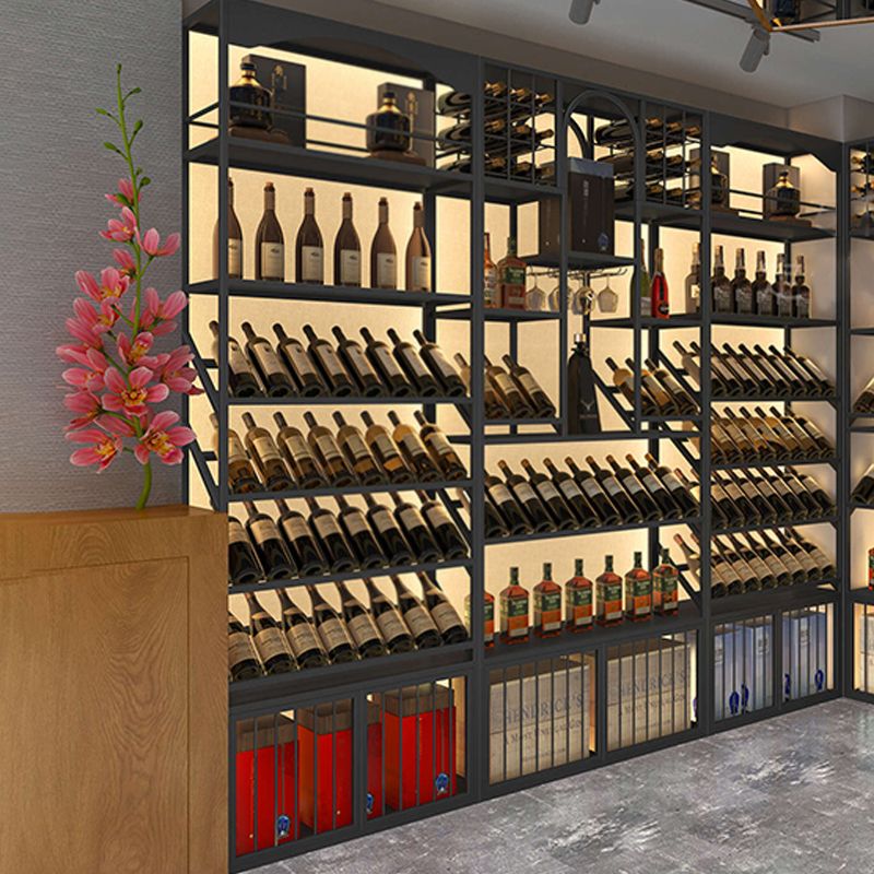 Luxury Floor Wine Shelf Metal Horizontal Wine Racks with Shelf Clearhalo 'furn' 'furn_wine_racks' 'Furniture' 'Kitchen & Dining Furniture' 'Wine Racks' 'wine_racks' 1200x1200_0cedffaa-0966-4a21-b8b7-cbe9b8afb217