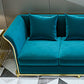 27.5" H Contemporary Blue Velvet Tuxedo Arm Sofa with Pillows Clearhalo 'furn' 'furn_sofas' 'Furniture' 'Living Room Furniture' 'Sofa' 'sofas' 1200x1200_0cee9c29-5808-4f48-bf5d-d0b24d595726