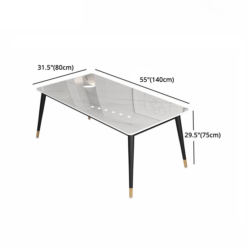 Glam 1/4/5/7 Pieces Dining Set White Standard Height Dining Set Clearhalo 'Dining Room Sets' 'Dining Tables & Seating' 'dining_room_set' 'furn' 'furn_dining_room_set' 'Furniture' 'furniture_dining_room_set' 'Kitchen & Dining Furniture' 'kitchen&dining_furn' 'kitchen' 1200x1200_0cf010d3-ad7f-45dc-bdba-258fdf1544e8