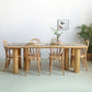Modern Dining Set 1/5/7 Pieces Rectangle Pine Wood Dining Table for Living Room Clearhalo 'Dining Room Sets' 'Dining Tables & Seating' 'dining_room_set' 'furn' 'furn_dining_room_set' 'Furniture' 'Kitchen & Dining Furniture' 1200x1200_0cf6c2f6-055e-4ce9-b4aa-b491dbc90dc0