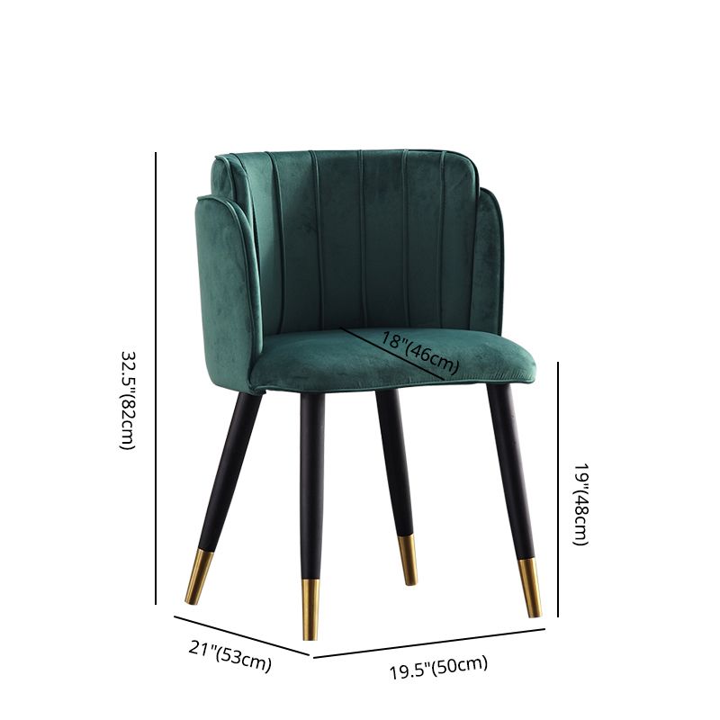 Scandinavian Style Upholstered Side Chairs Barrel Back Armless Chairs for Home Use (Set of 2) Clearhalo ' kitchen&dining_furn' 'Dining Chairs' 'Dining Tables & Seating' 'dining_chair' 'furn' 'furn_dining_chair' 'Furniture' 'furniture_dining_chair' 'Kitchen & Dining Furniture' 'kitchen' 1200x1200_0cf965c5-860d-43e2-b518-1edc66c70628