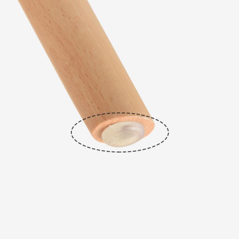 Sedie da pranzo in legno in legno acrilico in stile contemporaneo