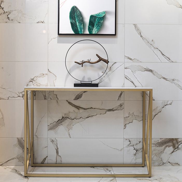 33.46 "Table de acento resistente a la tabla de la mesa de la consola de 1 estante para el salón