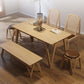 Modern 1/2/3/5/9 Pieces Dining Set Wood Dining Furniture Set in Natural Clearhalo 'Dining Room Sets' 'Dining Tables & Seating' 'dining_room_set' 'furn' 'furn_dining_room_set' 'Furniture' 'Kitchen & Dining Furniture' 1200x1200_0d00505b-866d-4410-94ad-db596bbb845f