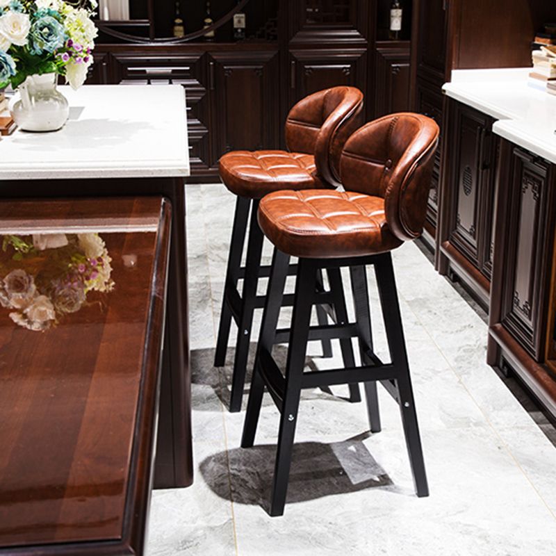Scandinavian Style Wooden Legs Bar Stool Kitchen Bar Counter Stool 1Pcs Clearhalo 'Bar Furniture' 'Bar Stools' 'bar_stools' 'furn' 'furn_bar_stools' 'furniture_bar_stools' 'Kitchen & Dining Furniture' 'kitchen&dining_furn' 'kitchen' 'kitchen_furn' Furniture' 1200x1200_0d0083e2-a06b-4258-a0e9-218e9c3f8344