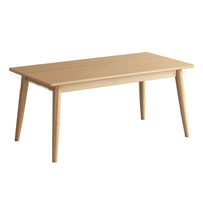 Contemporary Solid Wood Rectangular Dining Table for Dining Hall Clearhalo 'Dining Tables & Seating' 'Dining Tables' 'dining_table' 'furn' 'furn_dining_table' 'Furniture' 'Kitchen & Dining Furniture' 1200x1200_0d01371d-4cbf-4c76-a176-e5b12fa5bd27