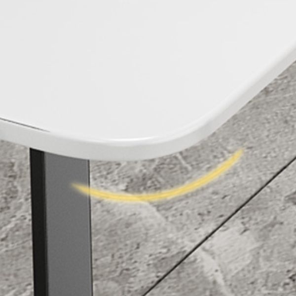 Modern 1/2/5/6/7 stukken Dinerset rechthoekige stenen eettafel voor eetkamer