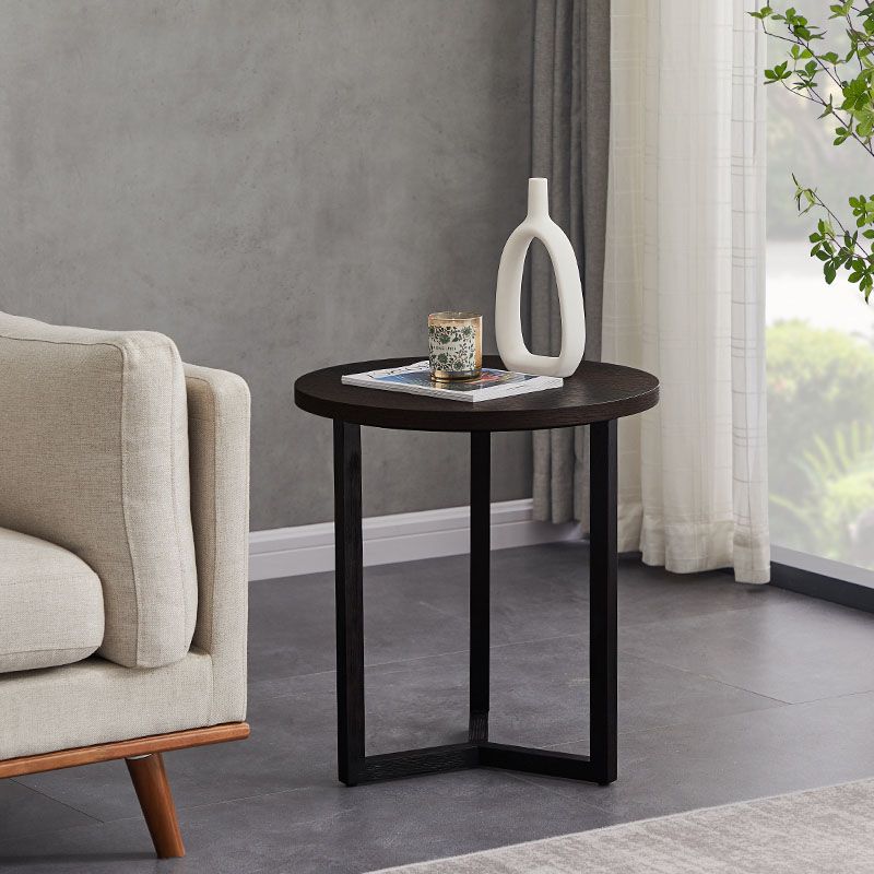 Round Wood Side Table Nordic Style Side Table for Living Room Clearhalo 'Coffee & Accent Tables' 'End & Side Tables' 'end_side_tables' 'furn' 'furn_end_side_tables' 'Furniture' 'Living Room Furniture' 1200x1200_0d048903-eefe-42cc-9307-1563cc7e40d6