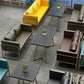 Industrial Dining Table Double Metal Pedestal Table with Black Tabletop Clearhalo ' dining_table' 'Dining Tables & Seating' 'Dining Tables' 'furn' 'furn_dining_table' 'Furniture' 'furniture_dining_table' 'Kitchen & Dining Furniture' 'kitchen&dining_furn' 'kitchen' 'kitchen_dining_table' 1200x1200_0d065f00-8ade-47eb-9ed4-fedf545a4105